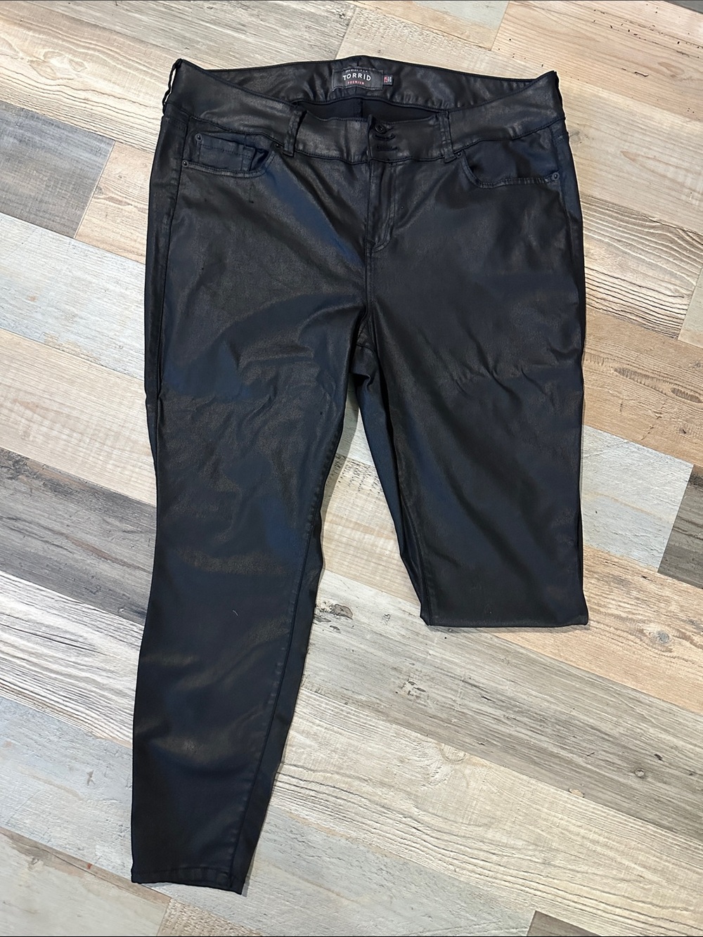 Torrid Premium Black Jean Pants Leggings Size 22R NC0287